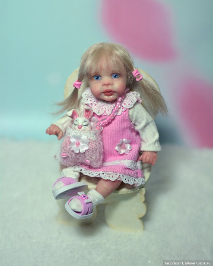 Новенькая девчушка — Лепка авторских кукол: полимерная глина (фото 6)