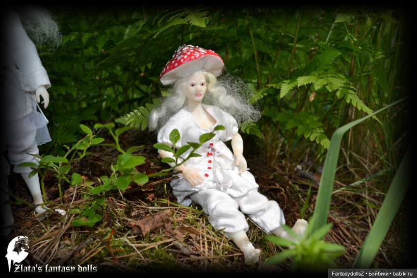 Новая коллекция Гномов-Мухоморов авторская BJD кукла