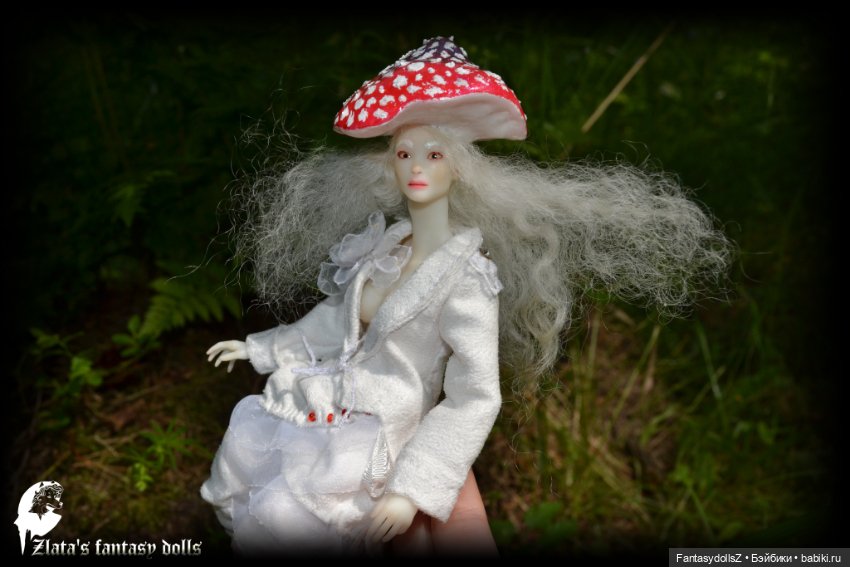 Новая коллекция Гномов-Мухоморов авторская BJD кукла
