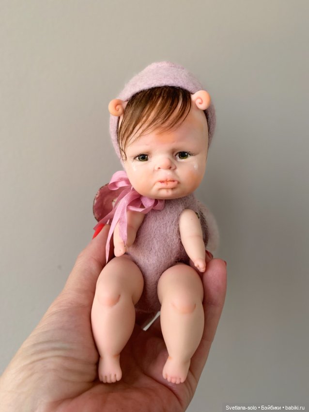 Обижулька мушка — Лепка авторских кукол: полимерная глина (фото 5)