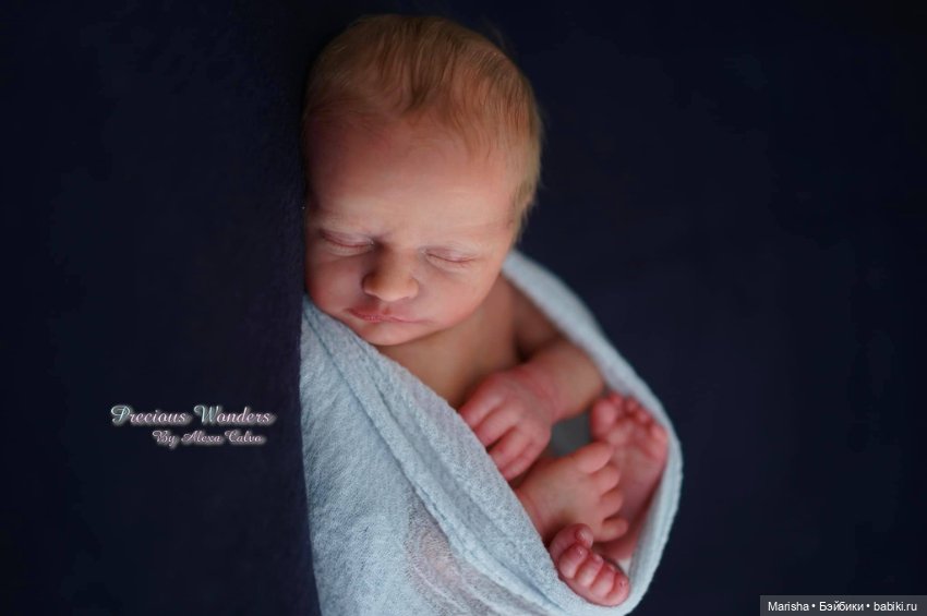 Realborn James asleep by Bountiful Baby, автор прототипа Alexa Calvo (фото 9)