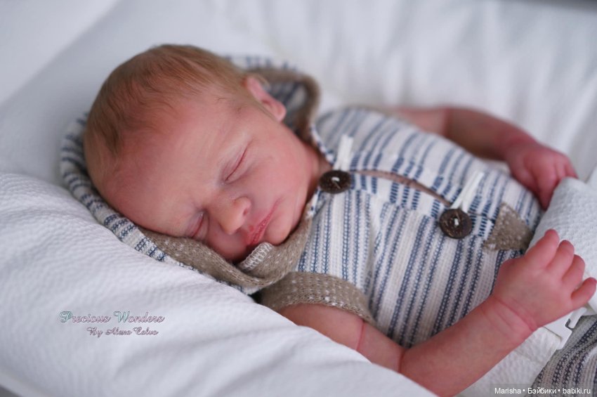 Realborn James asleep by Bountiful Baby, автор прототипа Alexa Calvo (фото 8)