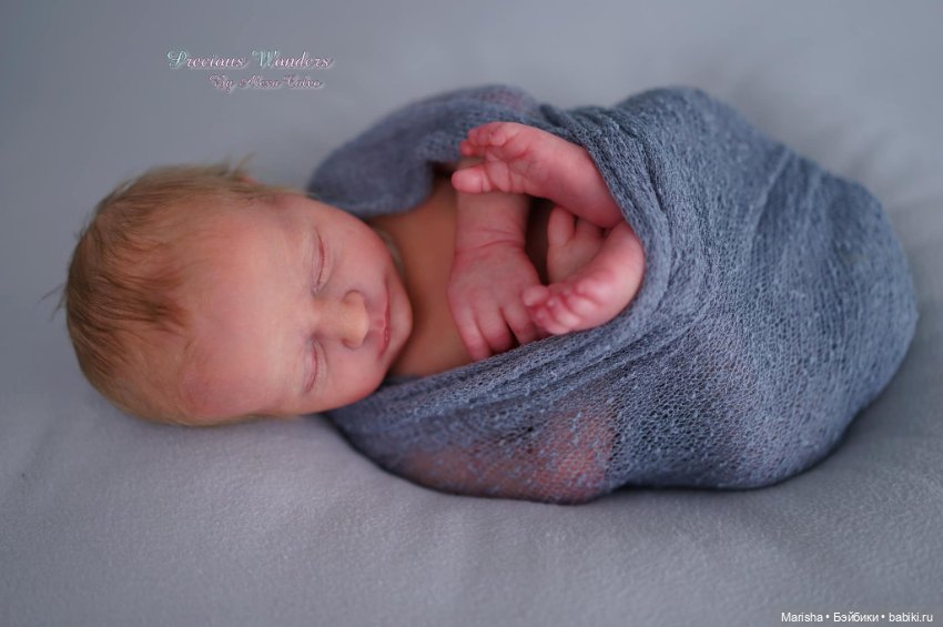 Realborn James asleep by Bountiful Baby, автор прототипа Alexa Calvo (фото 5)