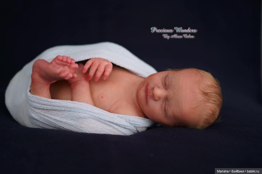 Realborn James asleep by Bountiful Baby, автор прототипа Alexa Calvo (фото 4)