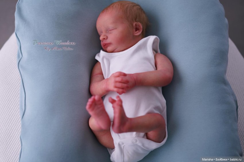 Realborn James asleep by Bountiful Baby, автор прототипа Alexa Calvo