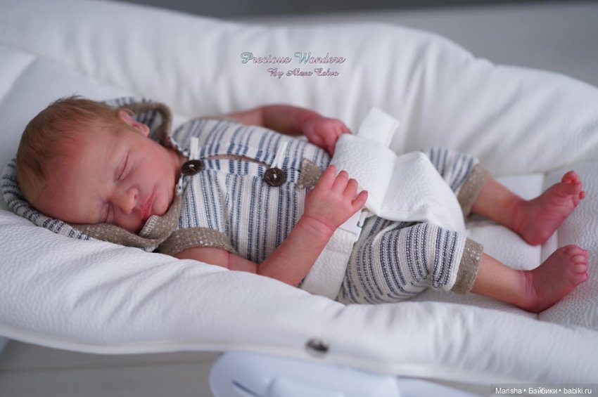 Realborn James asleep by Bountiful Baby, автор прототипа Alexa Calvo (фото 7)
