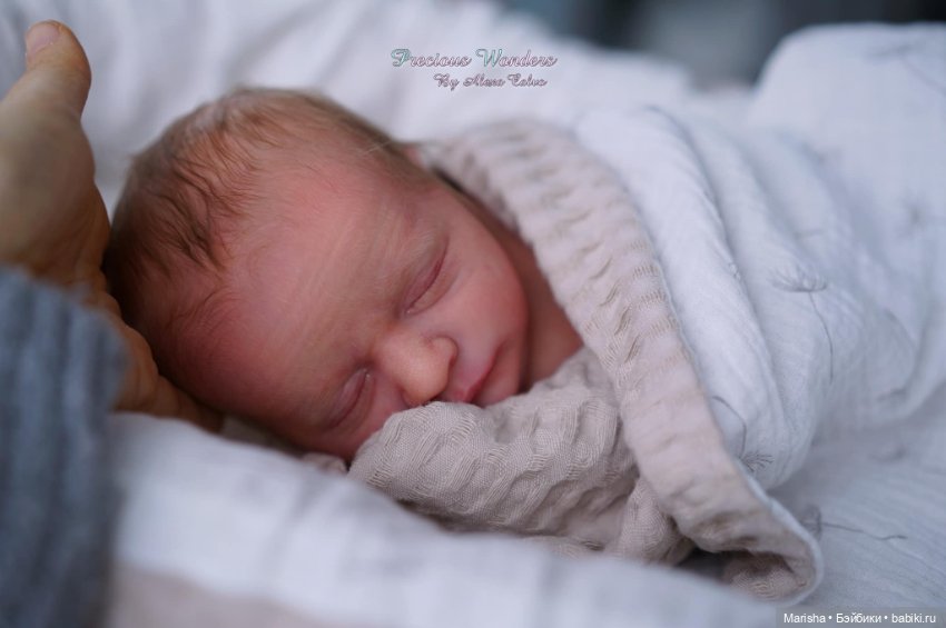 Realborn James asleep by Bountiful Baby, автор прототипа Alexa Calvo