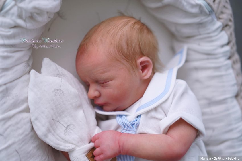 Realborn James asleep by Bountiful Baby, автор прототипа Alexa Calvo