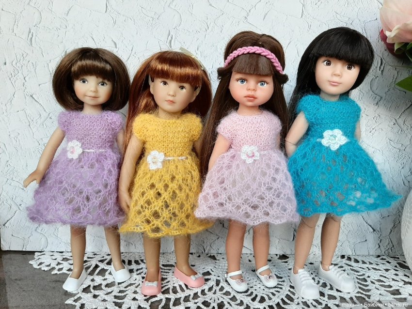 Кид-мохеровая радуга — Одежда и обувь для кукол своими руками: фото (фото 3)