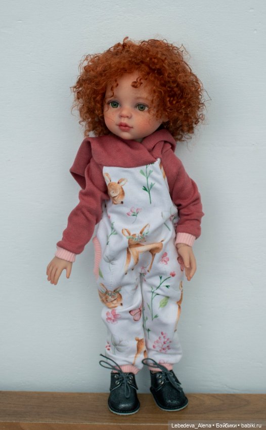 Девочка Белочка — ООАК Paola Reina (Паола Рейна) и испанских кукол: перерисовка (фото 7)