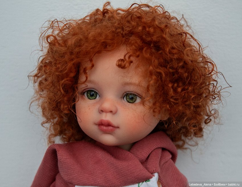 Девочка Белочка — ООАК Paola Reina (Паола Рейна) и испанских кукол: перерисовка (фото 8)