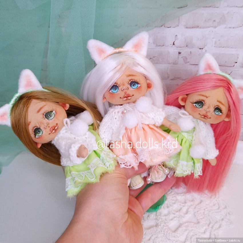 Текстильные малышки — Авторские текстильные куклы: Вальдорфские (фото 6)