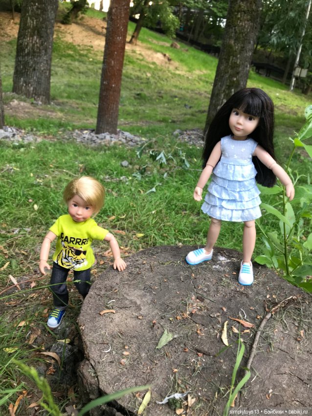Друзья на прогулке — Куклы Kathe Kruse (Кате/Кэте Крузе): фото (фото 2)