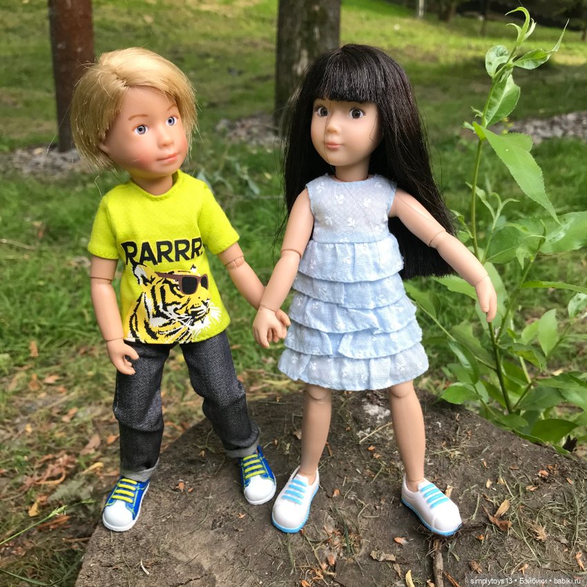 Друзья на прогулке — Куклы Kathe Kruse (Кате/Кэте Крузе): фото (фото 4)