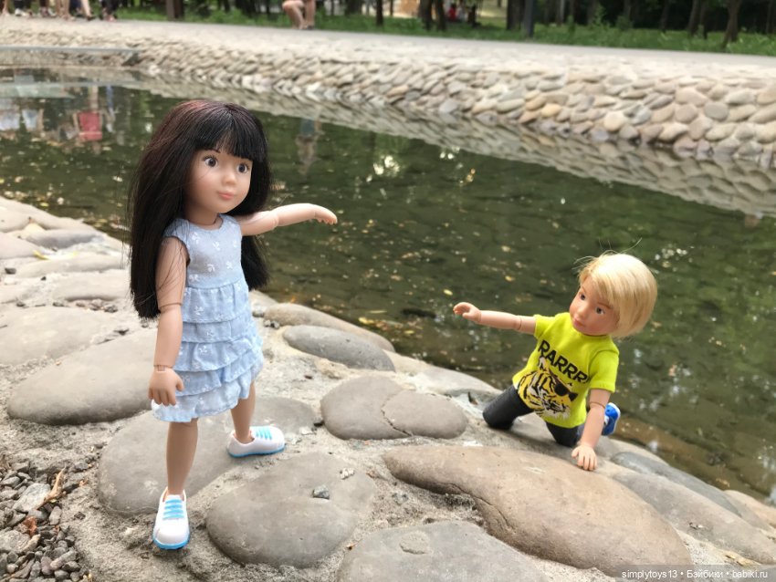 Друзья на прогулке — Куклы Kathe Kruse (Кате/Кэте Крузе): фото (фото 9)