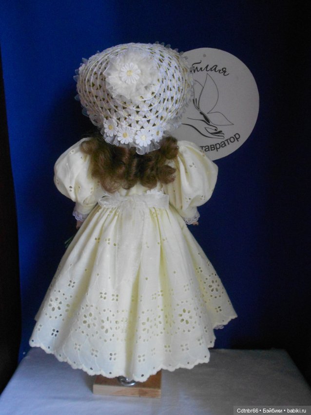 "СветОлина кукла". Авторы Светлана Полежаева и Ольга Сокова. + БОНУС. МК: Капор для куклы