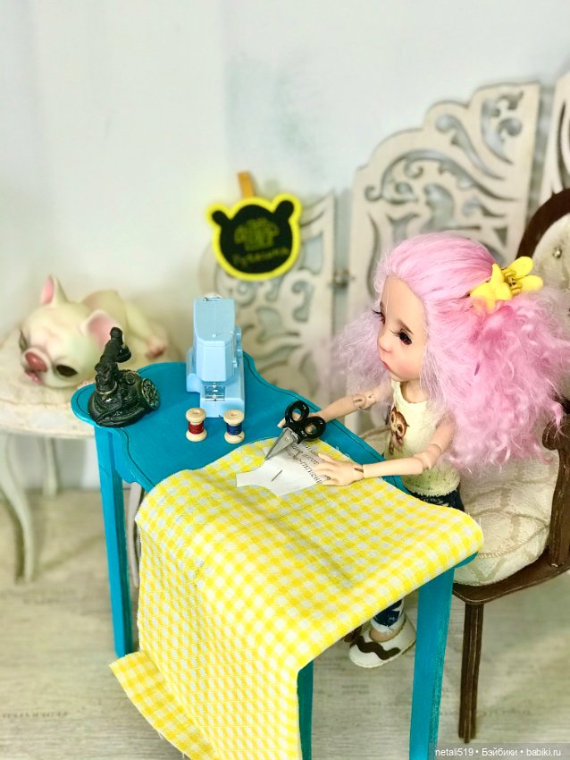 Ману маленькая швея. Куклы Филенко (фото 3)