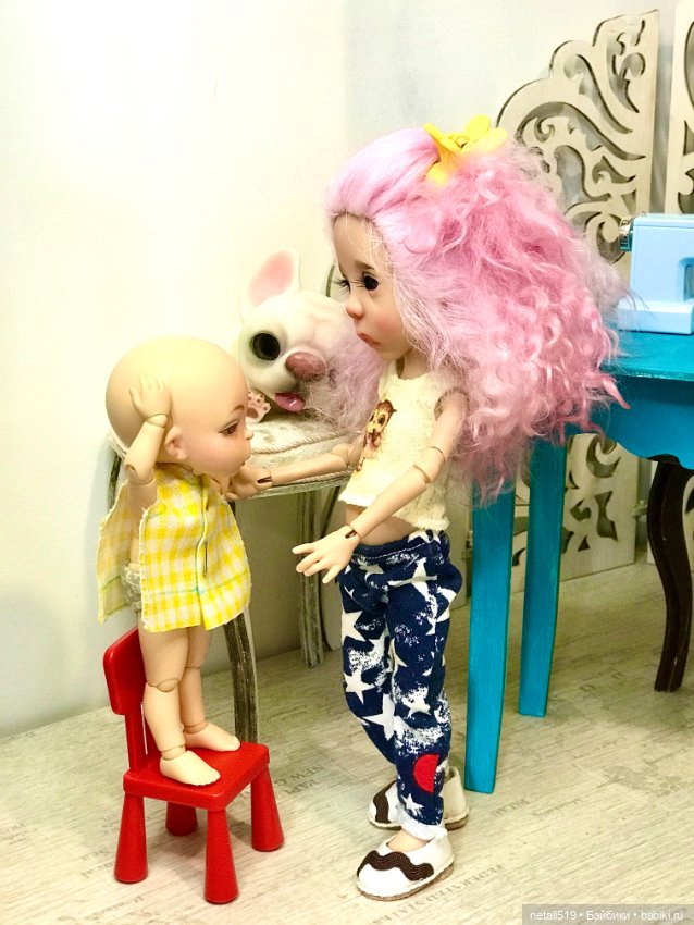 Ману маленькая швея. Куклы Филенко (фото 5)