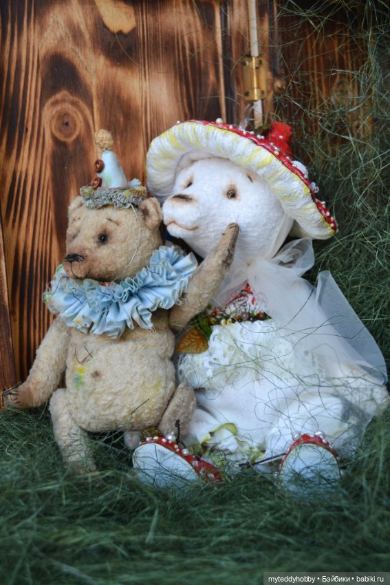 Мухоморчик мишка Тедди на новом фоне (фото 2)