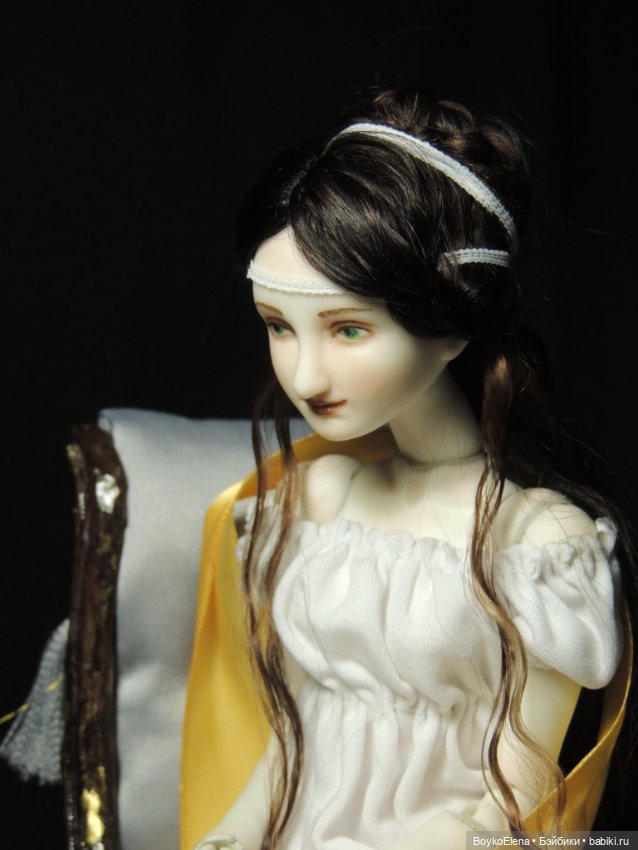 Мадам Рекамье из фарфора — Авторские шарнирные куклы своими руками: лепка (фото 9)