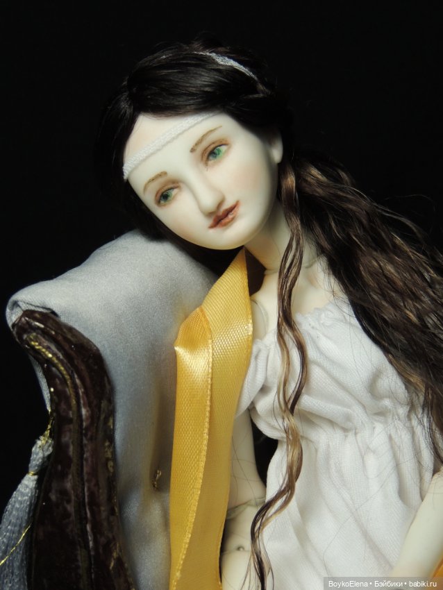 Мадам Рекамье из фарфора — Авторские шарнирные куклы своими руками: лепка (фото 3)