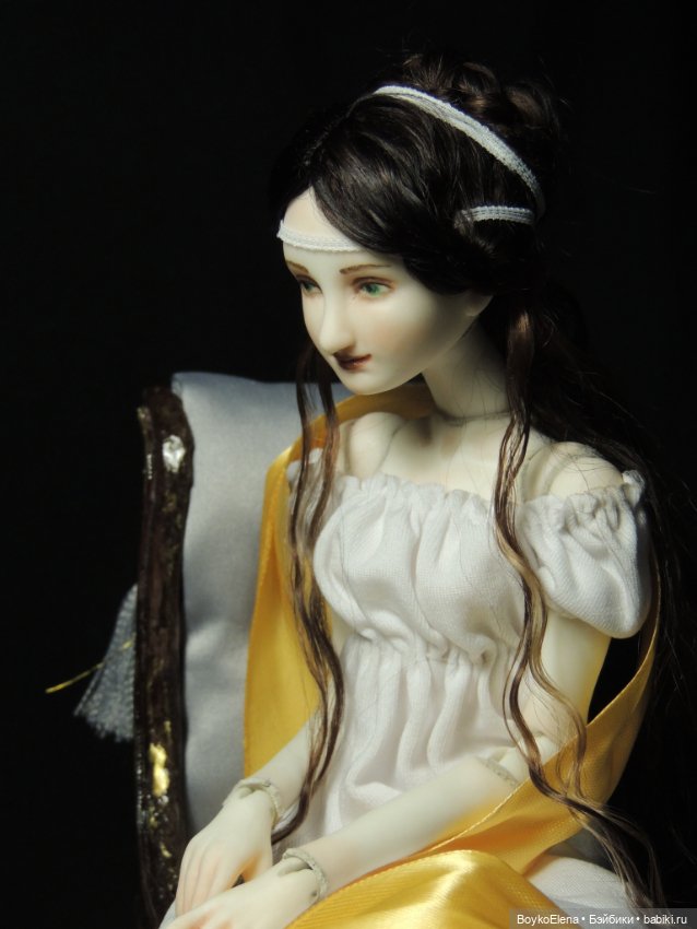 Мадам Рекамье из фарфора — Авторские шарнирные куклы своими руками: лепка (фото 8)