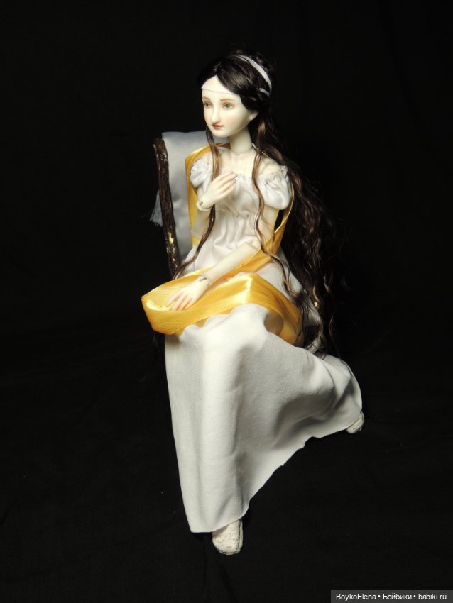 Мадам Рекамье из фарфора — Авторские шарнирные куклы своими руками: лепка (фото 5)