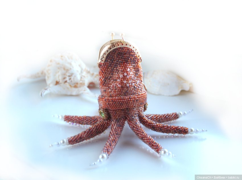 Кальмар — Вышивка крестиком