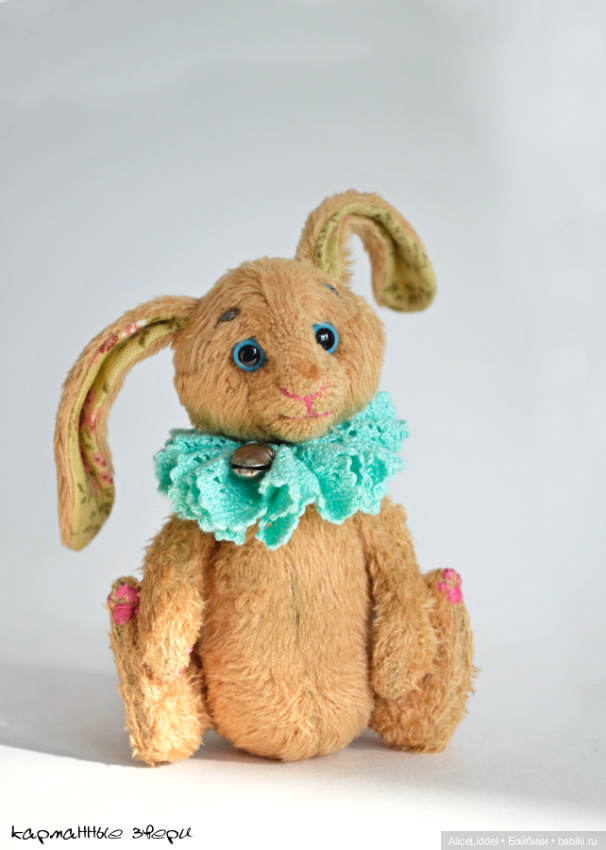 Заяц Никодим — Авторские мишки Тедди и друзья: фото (фото 3)