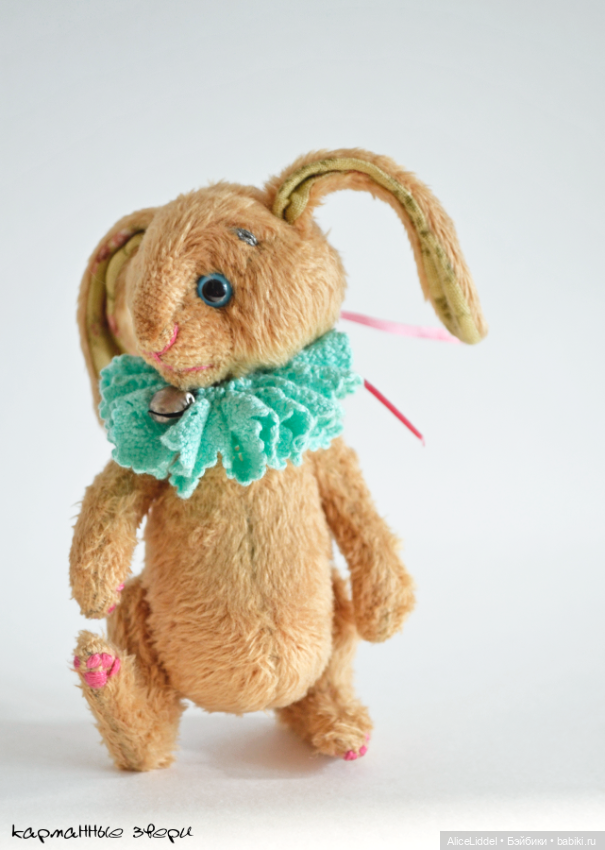 Заяц Никодим — Авторские мишки Тедди и друзья: фото (фото 5)