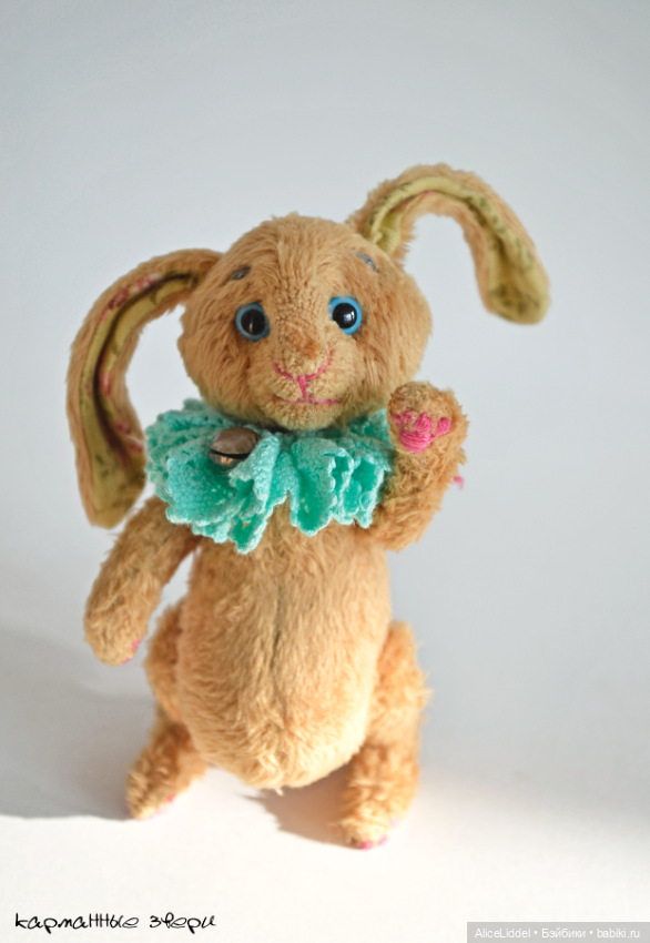 Заяц Никодим — Авторские мишки Тедди и друзья: фото (фото 4)