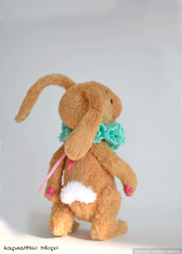 Заяц Никодим — Авторские мишки Тедди и друзья: фото (фото 2)