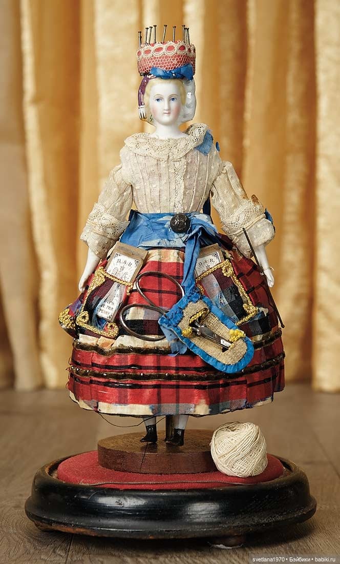 Куколки компаньонки портних - и игольницы. Вторая половина XIX века (фото 5)