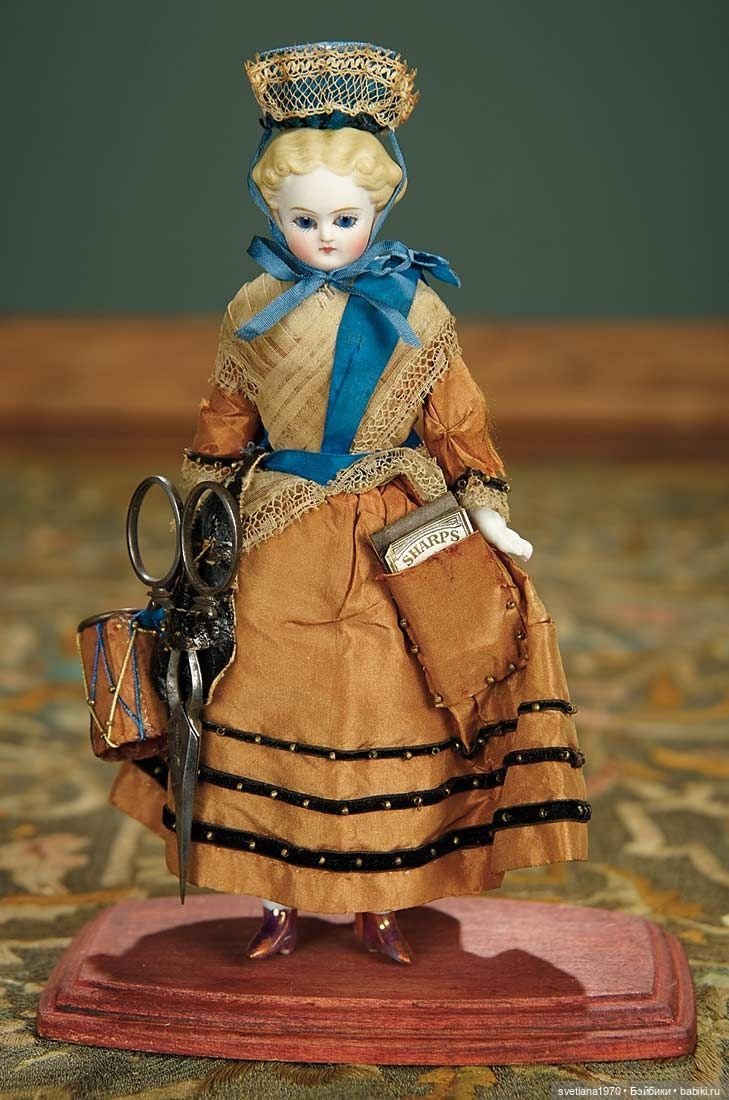 Куколки компаньонки портних - и игольницы. Вторая половина XIX века