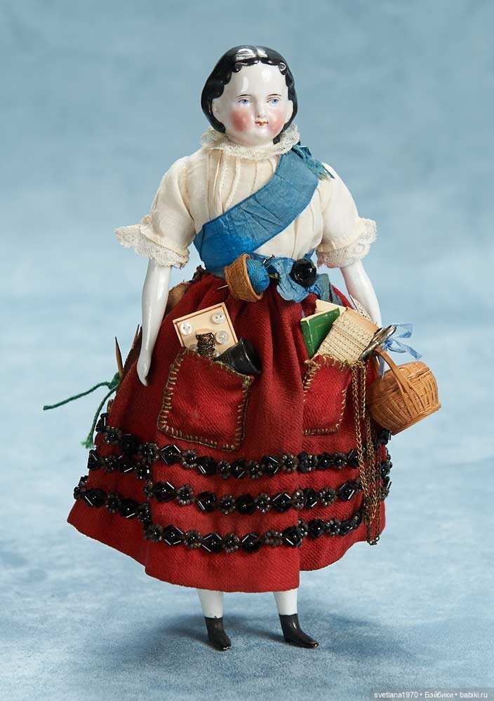 Куколки компаньонки портних - и игольницы. Вторая половина XIX века (фото 6)
