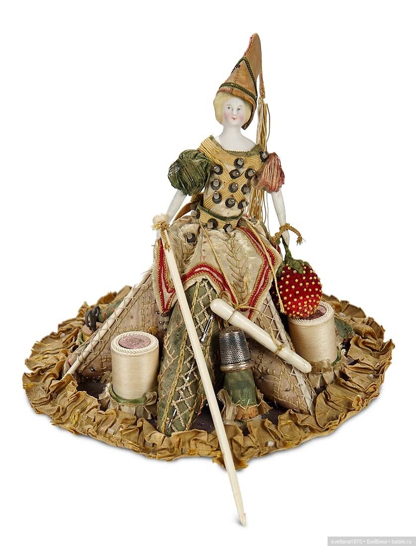 Куколки компаньонки портних - и игольницы. Вторая половина XIX века (фото 4)