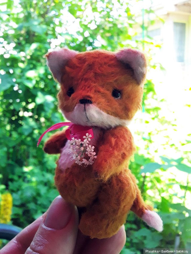 Новенькая. Лиса Лизавета — Домашние фото авторских игрушек: Тедди