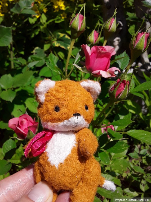 Новенькая. Лиса Лизавета — Домашние фото авторских игрушек: Тедди