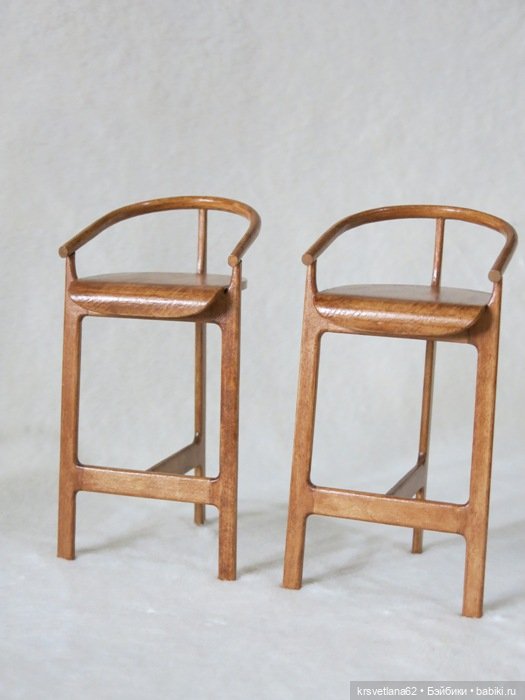 Барные стулья — Мебель для кукол и домиков: фото