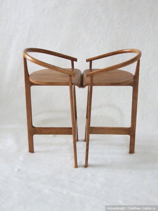 Барные стулья — Мебель для кукол и домиков: фото