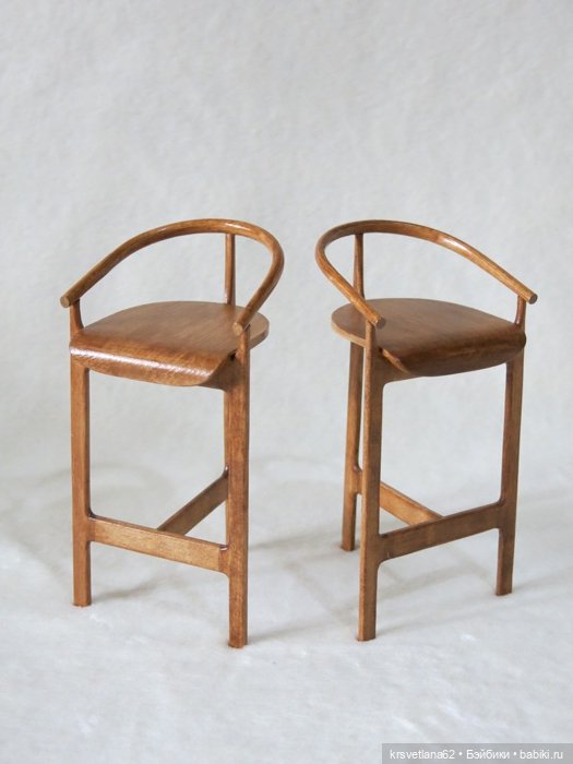 Барные стулья — Мебель для кукол и домиков: фото (фото 7)