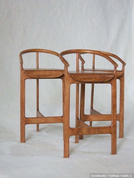 Барные стулья — Мебель для кукол и домиков: фото (фото 8)
