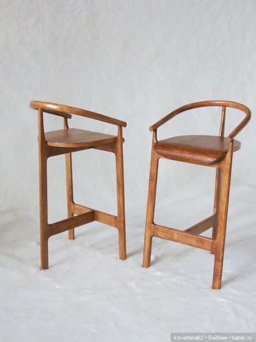 Барные стулья — Мебель для кукол и домиков: фото (фото 6)