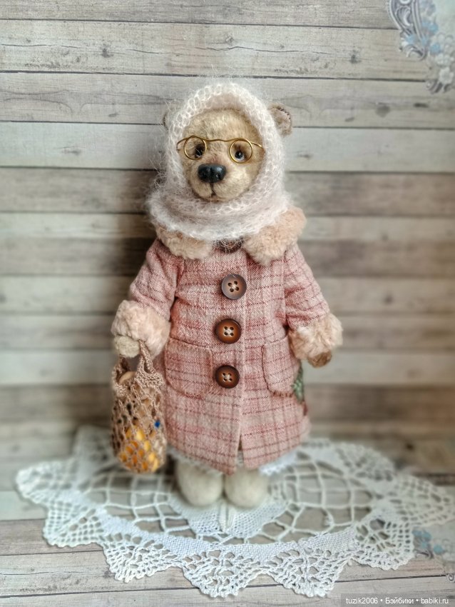 Зайчиха Полина Ивановна — Авторские мишки Тедди и друзья: фото (фото 6)