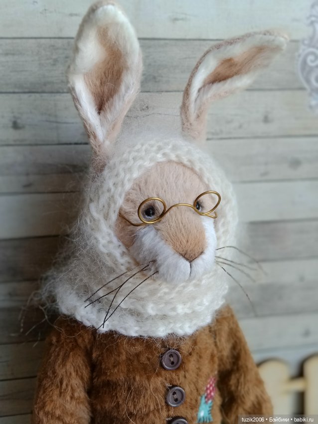 Зайчиха Полина Ивановна — Авторские мишки Тедди и друзья: фото (фото 3)