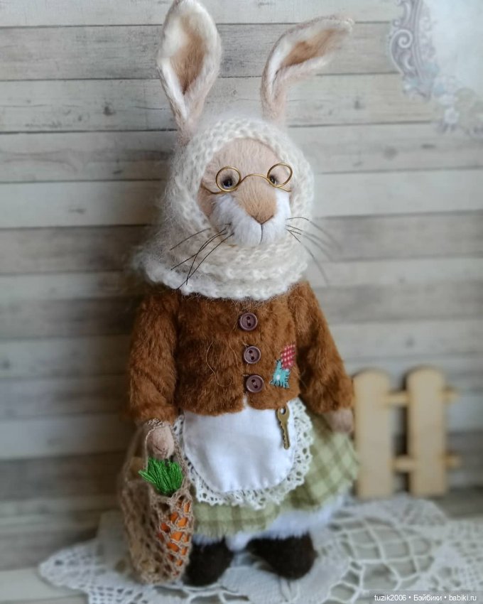 Зайчиха Полина Ивановна — Авторские мишки Тедди и друзья: фото (фото 5)