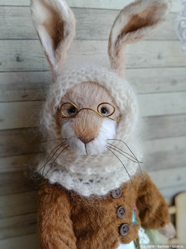 Зайчиха Полина Ивановна — Авторские мишки Тедди и друзья: фото (фото 2)