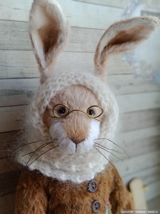 Зайчиха Полина Ивановна — Авторские мишки Тедди и друзья: фото (фото 4)