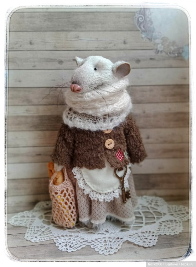 Зайчиха Полина Ивановна — Авторские мишки Тедди и друзья: фото (фото 7)