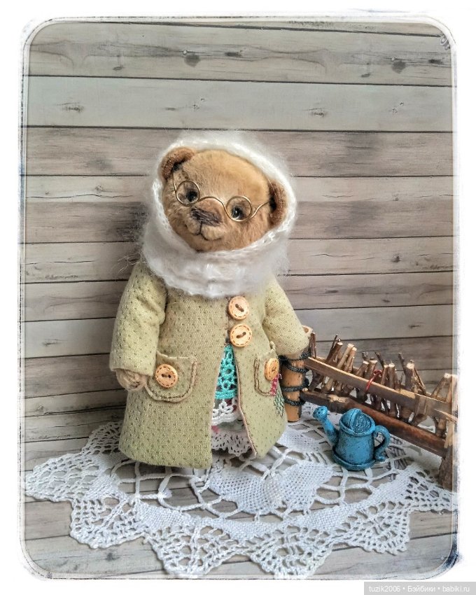 Зайчиха Полина Ивановна — Авторские мишки Тедди и друзья: фото (фото 8)